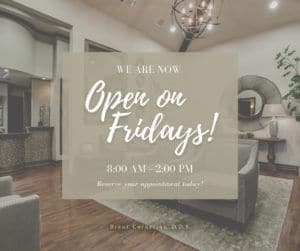 We Are Now Open On Fridays